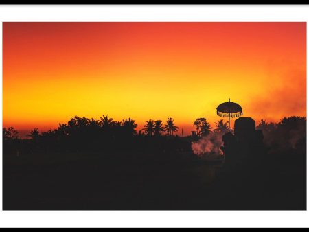 Tropische Zonsondergang Bali Online now