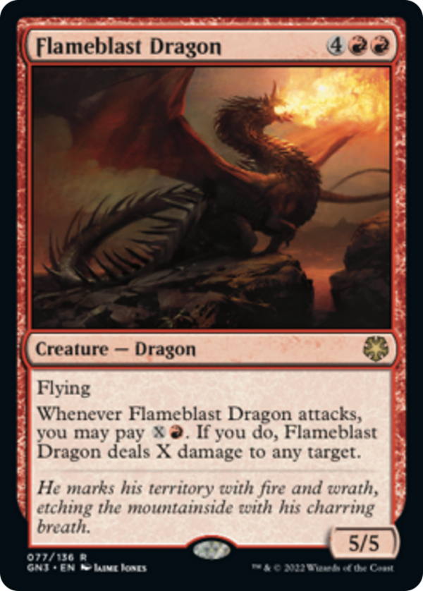 Flameblast Dragon [Game Night: Free-for-All] Sale