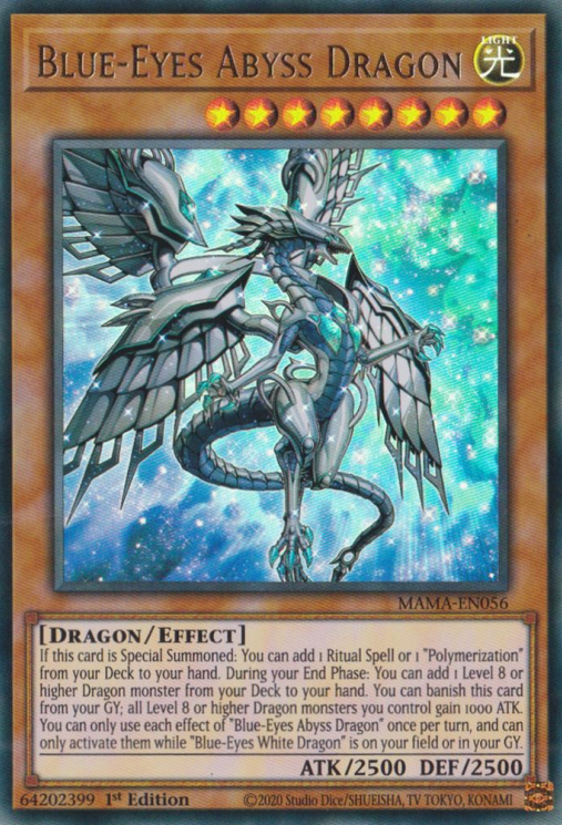 Blue-Eyes Abyss Dragon [MAMA-EN056] Ultra Rare Cheap