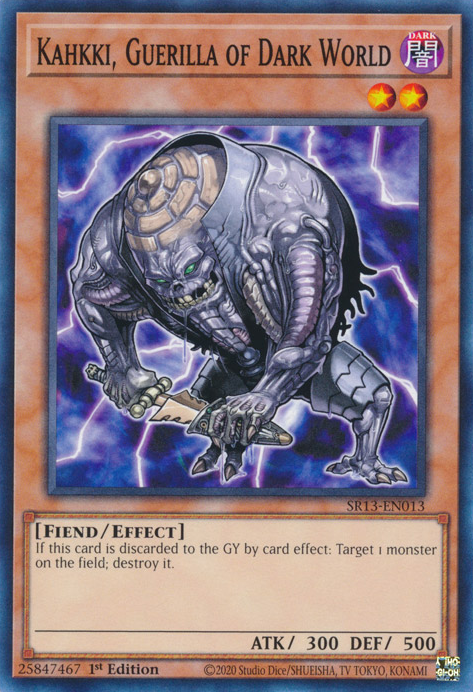 Kahkki, Guerilla of Dark World [SR13-EN013] Common Discount