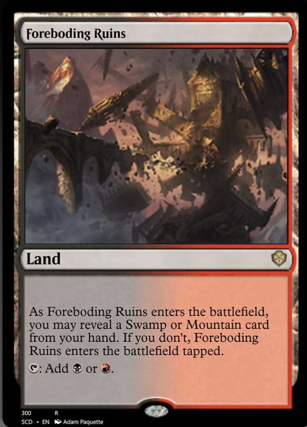 Foreboding Ruins [Starter Commander Decks] Online