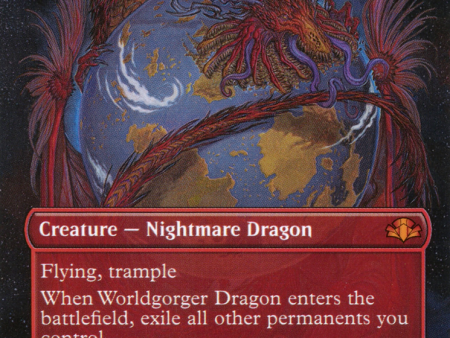 Worldgorger Dragon (Borderless Alternate Art) [Dominaria Remastered] Sale