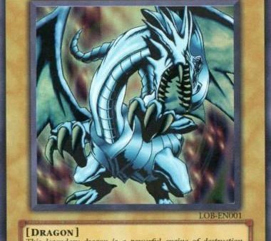 Blue-Eyes White Dragon [LOB-EN001] Ultra Rare on Sale