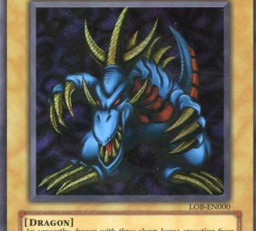 Tri-Horned Dragon [LOB-EN000] Secret Rare on Sale