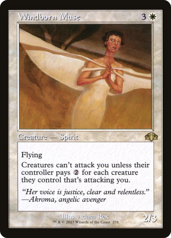 Windborn Muse (Retro) [Dominaria Remastered] For Cheap