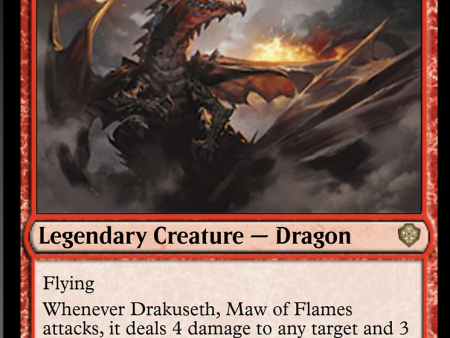 Drakuseth, Maw of Flames [Starter Commander Decks] Sale