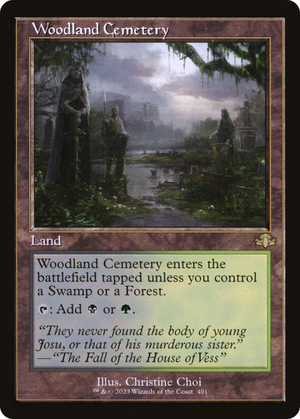 Woodland Cemetery (Retro) [Dominaria Remastered] For Cheap