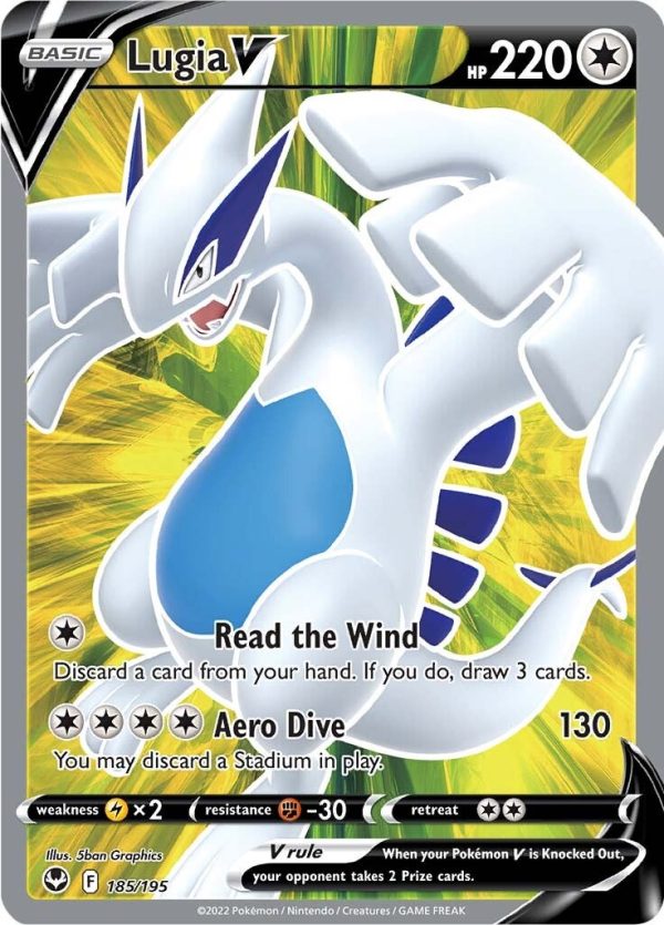 Lugia V (185 195) [Sword & Shield: Silver Tempest] For Cheap