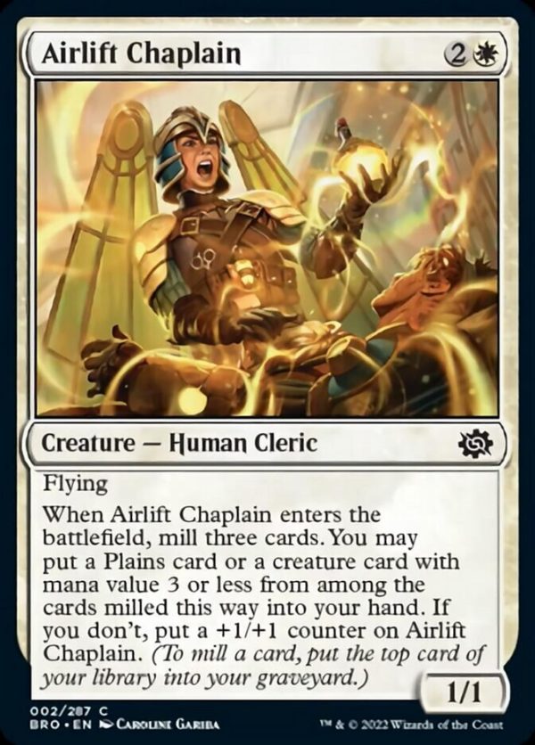 Airlift Chaplain [The Brothers  War] For Discount