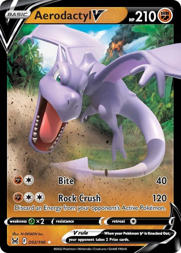 Aerodactyl V (092 196) [Sword & Shield: Lost Origin] on Sale