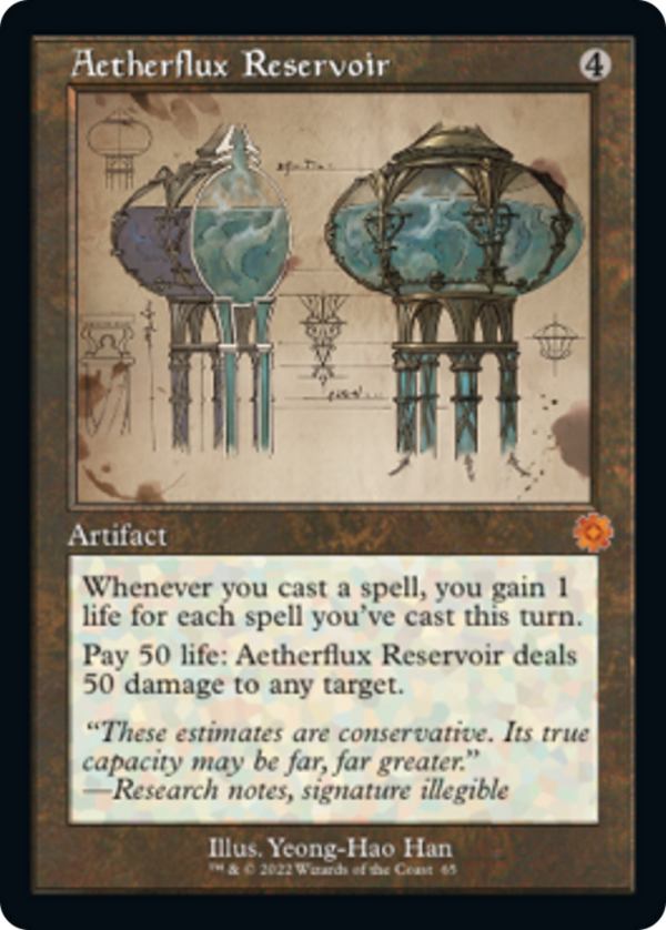 Aetherflux Reservoir (Retro Schematic) [The Brothers  War Retro Artifacts] Online