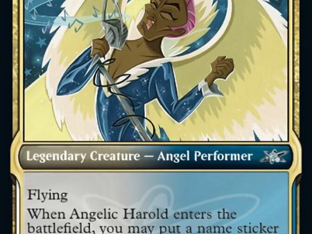 Angelic Harold (Showcase) (Galaxy Foil) [Unfinity] on Sale